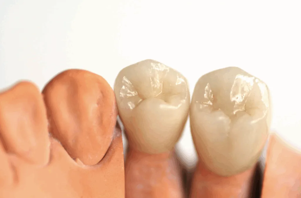 Dental Zirconia teeth model.